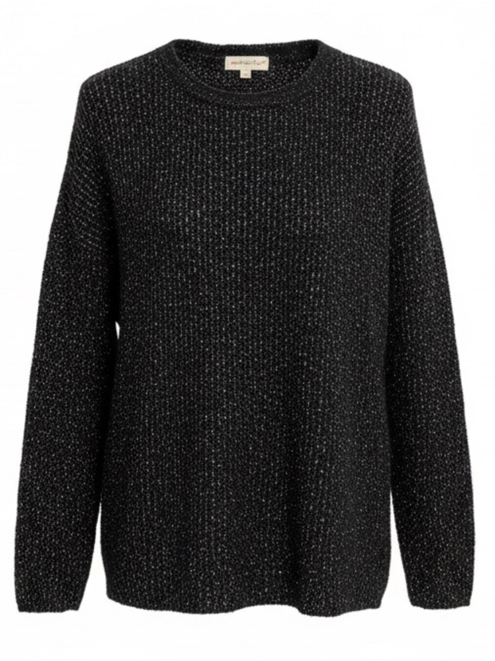 Vintage Bobbie Brooks Black Gold Metallic Sweater